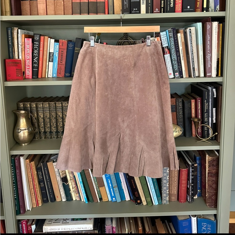 Vintage Y2K Suede Coastal Cowgirl Skirt